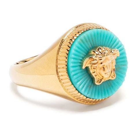 anello di versace d'oro|Versace Anello a Sigillo Medusa .